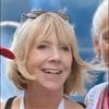 Happy woman with short hair and sunglasses